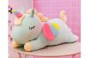 Picture of CUTE RAINBOW Big/Small with Winged Unicorn Cushion  (Pink/White/Green)