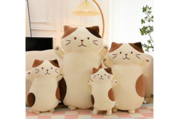 Picture of CUTE CHEESE CAT Large/Small Plush Cushion