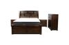 Picture of MALAGA 4PC Storage Bedroom Set in Queen Size (Walnut)