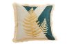 Picture of GOLDEN Leaf Fringe Trim Cushions (45cmx45cm)