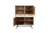 Picture of (FLOOR MODEL CLEARANCE) LEAMAN Solid Acacia Wood 125cmx100cm Display Cabinet