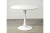 Picture of (FLOOR MODEL CLEARANCE) TULIP Round Dining Table (White) - 100cm Diameter Table