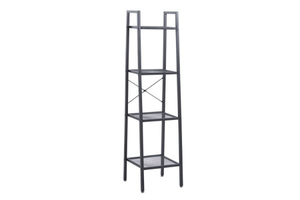 Picture of AIDEN H136 Narrow 4-Tier Shelf (Black)