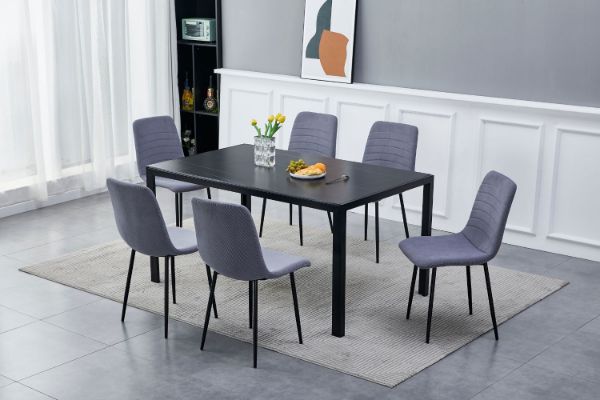 Picture of MARILAND 7PC 1.5M Sintered Stone Top Dining Set 