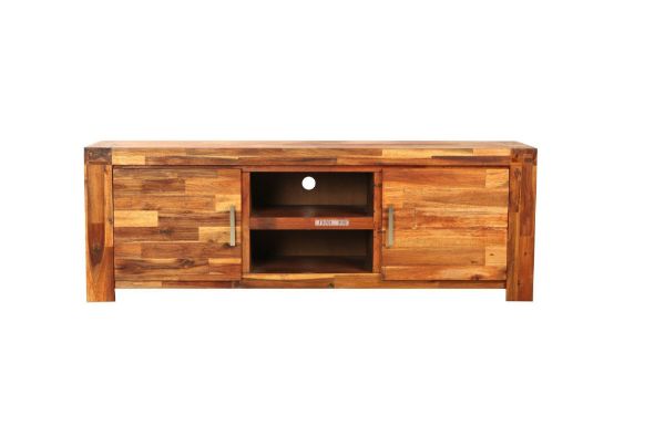 Picture of (FLOOR MODEL CLEARANCE) PHILIPPE Acacia TV Unit (Rustic Java Colour)