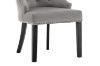 Picture of (FLOOR MODEL CLEARANCE) DARCY Velvet Dining Chair with Wooden Legs (Grey)