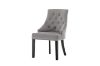 Picture of (FLOOR MODEL CLEARANCE) DARCY Velvet Dining Chair with Wooden Legs (Grey)