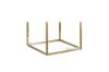Picture of (FLOOR MODEL CLEARANCE) CANARY Gold Frame Velvet Foot Stool (Beige) 