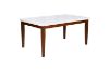Picture of (FLOOR MODEL CLEARANCE) SOMMERFORD 163 Marble Top Dining Table (White)