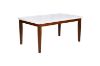 Picture of [FLOOR MODEL CLEARANCE] SOMMERFORD 163 Marble Top Dining Table (White)
