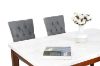 Picture of (FLOOR MODEL CLEARANCE) SOMMERFORD 163 Marble Top Dining Table (White)