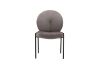 Picture of OLA Velvet Lounge Chair with Black Legs (Brown) - Each