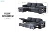 Picture of LUCENA Reversible Sectional Sofa Bed with Storage (Dark Grey)