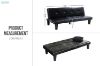 Picture of LARKIN Air Leather Sofa Bed (Black)