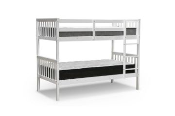 Picture of FARMYARD Solid Pine Wood Single Bunk Bed