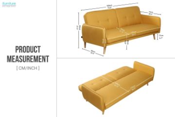 Picture of ANABELLA Sofa Bed (Yellow)