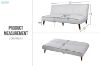 Picture of COMO Sofa Bed (Light Grey)