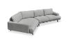 Picture of BIANCA Angular Chaise Sofa (Light Grey)