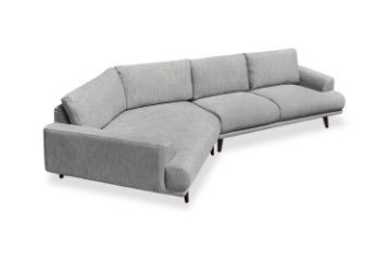 Picture of BIANCA Angular Chaise Sofa (Light Grey)