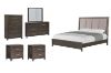 Picture of GLINDA Super King Size Bedroom Set (Grey) - 4PC 