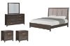 Picture of GLINDA Super King Size Bedroom Set (Grey) - 4PC 
