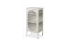 Picture of STARK Steel Frame 100x45cm 1-Arched Door Glass Display Cabinet (Cream)