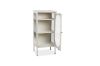 Picture of STARK Steel Frame 100x45cm 1-Arched Door Glass Display Cabinet (Cream)