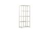 Picture of STARK Steel Frame 180x80cm Glass Display Cabinet (Cream)