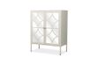 Picture of STARK Steel Frame 2-Mirror Door Cabinet (Cream)
