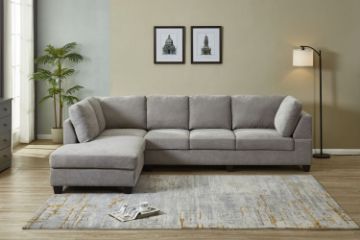 Picture of LIBERTY Sectional Fabric Sofa (Light Grey)