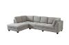 Picture of LIBERTY Sectional Fabric Sofa with Ottoman (Light Grey)