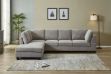 Picture of LIBERTY Chaise Facing Left Sectional Fabric Sofa  (Light Grey)