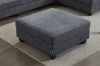Picture of LIBERTY Sectional Fabric Sofa with Ottoman (Dark Grey)