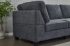 Picture of LIBERTY Sectional Fabric Sofa with Ottoman (Dark Grey)