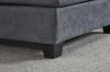 Picture of LIBERTY Sectional Fabric Sofa with Ottoman (Dark Grey)