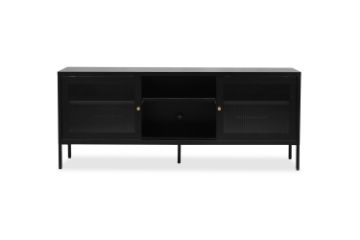Picture of STARK Steel Frame 1.5M Sliding Door TV Unit (Black)