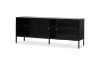Picture of STARK 1.5M Steel Frame Sliding Door TV Unit (Black)