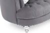 Picture of ALINA 3/2 Seater Velvet Curved Sofa with Pillows (Grey)