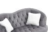 Picture of ALINA 3/2 Seater Velvet Curved Sofa with Pillows (Grey)