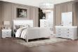 Picture of LOUIS 4PC/5PC/6PC Hevea Wood with LED Lighting Bedroom Combo in Queen Size (White)