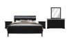 Picture of LOUIS 5PC Bedroom Set in Queen Size (Black)