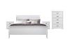 Picture of LOUIS 4PC Hevea Wood with LED Lighting Bedroom Set in Queen Size (White) 