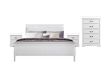Picture of LOUIS 4PC Hevea Wood with LED Lighting Bedroom Set in Queen Size (White) 