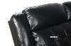 Picture of COBALT Power Reclining Sectional Sofa with LED Lights (Black)