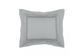 Picture of STREAMLINE 5-Piece 100% Cotton Duvet Cover Set in Queen Size (Grey)