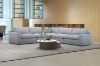 Picture of SPLENDOR Feather Filled Fabric Corner Sofa (Light Grey)