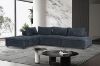 Picture of KONYA Velvet Fabric Sectional Sofa (Dark Grey)