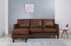 Picture of YODO Sectional Sofa with Rivet (Brown)