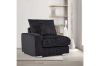 Picture of WINSTON Corduroy Velvet Modular Sofa (Black) - 5PC Big Corner Set