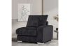 Picture of WINSTON Corduroy Velvet Modular Sofa (Black) - 5PC Big Corner Set